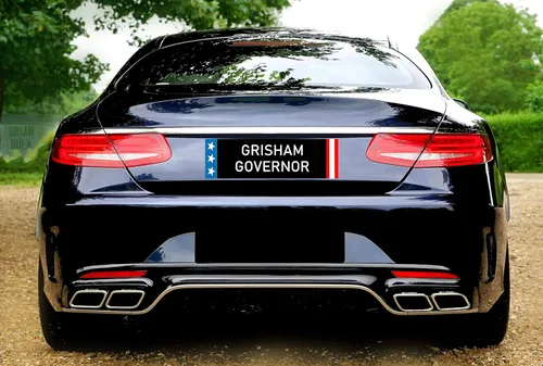 Vista 2 de Michelle Grisham Bumper Sticker - Vote for Michelle Grisham for New Mexico Governor Sticker Decal Car Sticker - Made in USA Black Patriotic