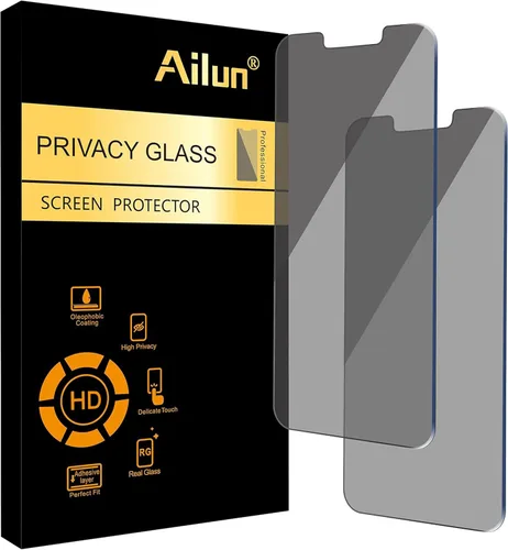 Vista 22 de Ailun Protector de pantalla de privacidad para iPhone 11 Pro/iPhone Xs/iPhone X [5.8 pulgadas], paquete de 2 fundas antiespía y protección privada