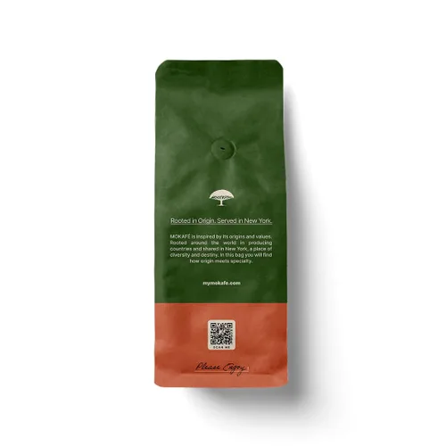 Vista 3 de Yemen Fruits Chocolata - Granos enteros y café molido - Café típico antiguo procedente de la región de Haima de Yemen - Café 100% arábica