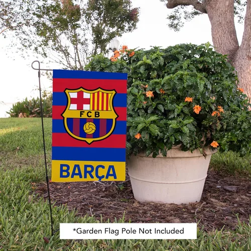 Vista 6 de Desert Cactus Bandera de jardín del FC Barcelona FCB – 19 x 12 pulgadas, bandera de fútbol Barcelona Barça Barça Barça, para exhibición al aire