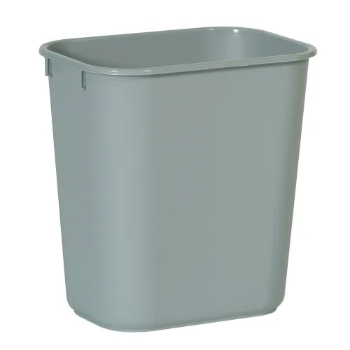 Vista 14 de Rubbermaid Commercial Products - Basurero de escritorio de resina plástica Azul