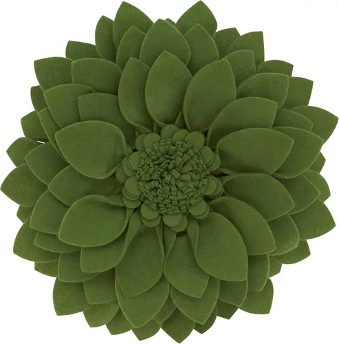 Vista 6 de SARO LIFESTYLE Almohada de fieltro en forma de flor