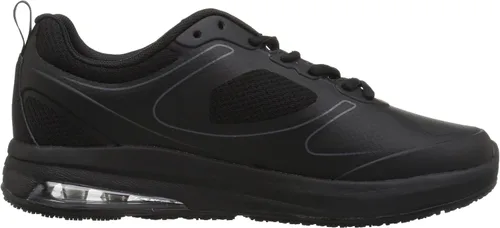 Vista 6 de Shoes for Crews Revolution II - Zapatos de trabajo para mujer, antideslizantes, resistentes al agua, color negro, tallas medianas y anchas