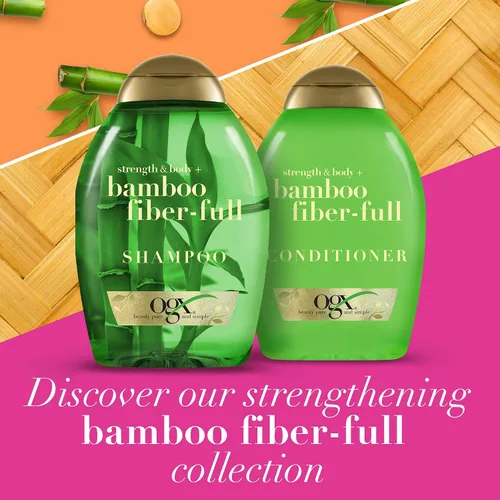 Vista 6 de OGX Strength & Body + Bamboo Fiber-Full Conditioner 13oz