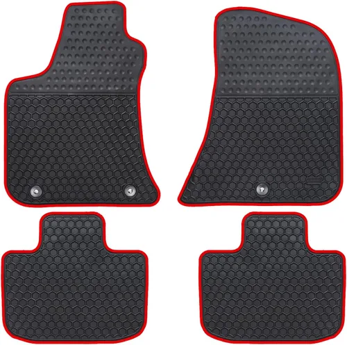 Vista 18 de Alfombrillas para auto a la medida para Dodge Durango 2024-2016, 2016-2024 Jeep Grand Cherokee, (Modelo WK 2022) Alfombrillas de piso de goma