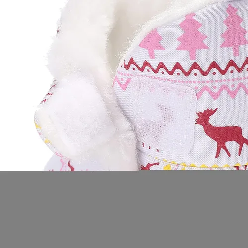 Vista 6 de Infant Snow Boots Newborn Booties Toddler First Walkers Baby Girls Boys Crib Shoes Winter Warm Prewalker Non-Slip Footwear