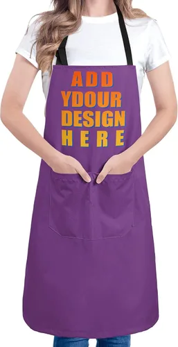Vista 16 de Apron for Women with 2 Pockets Waterproof Bib for Kitchen Cooking Restaurant BBQ Painting Crafting Salon Nails