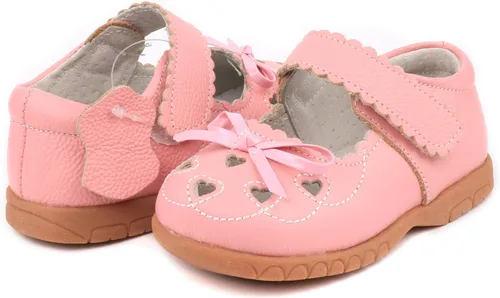 Vista 6 de Femizee Mary Jane - Zapatos planos de cuero con lazos para niñas niños pequeños