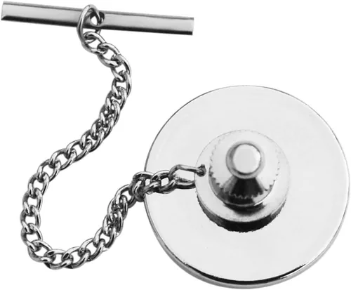 Vista 7 de 1994 Italy 20 Lire BU Uncirculated Coin Silver Plated Tie Tac Tack - Oak Branch