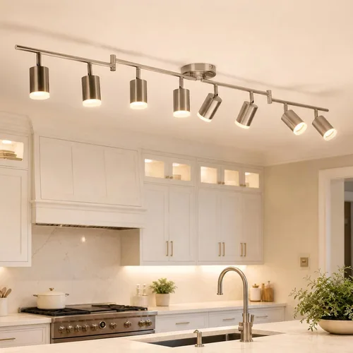 Vista 12 de Bojim Cabeza ajustable blanca del techo de los accesorios de iluminación de Blanco