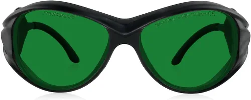 Vista 10 de FreeMascot OD 8+ 190nm-420nm/600nm-1100nm longitud de onda Violeta/Rojo/Infrarrojos Laser Gafas de seguridad