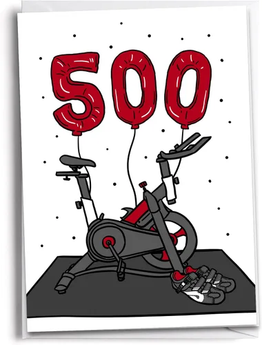 Vista 10 de Felicitaciones 1,000 Rides Cyclist Card
