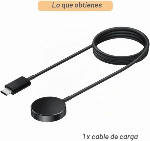 Vista 7 de Cargador para Samsung Galaxy Watch 7/6/5/Ultra (USB-C) (3.3ft/1m)