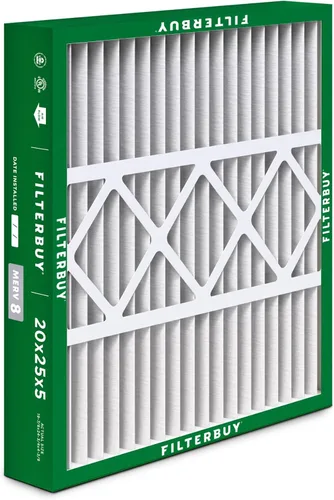 Vista 8 de Filterbuy Filtro de aire 20x25x5 MERV 8 Defensa contra el polvo