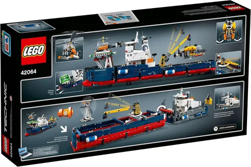 Vista 2 de LEGO Technic juego explorador oceánico.