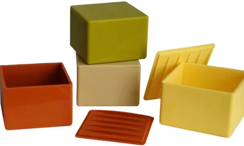 Vista 5 de CapaBunga Bóveda de queso suave – Contenedor reutilizable de almacenamiento de queso artesanal para refrigerador – Contenedor de queso de silicona