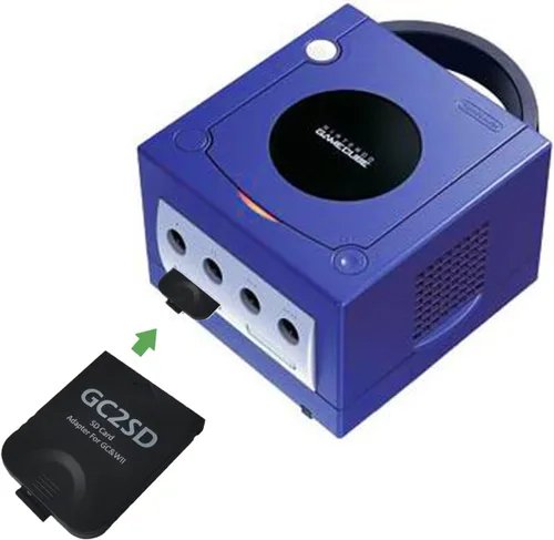 Vista 3 de GC2SD Storage Save Gamecube Memory Card Adapter Micro SD Card Adapter TF Card Reader Plug and Play Portable Professional Game Console Micro Storage