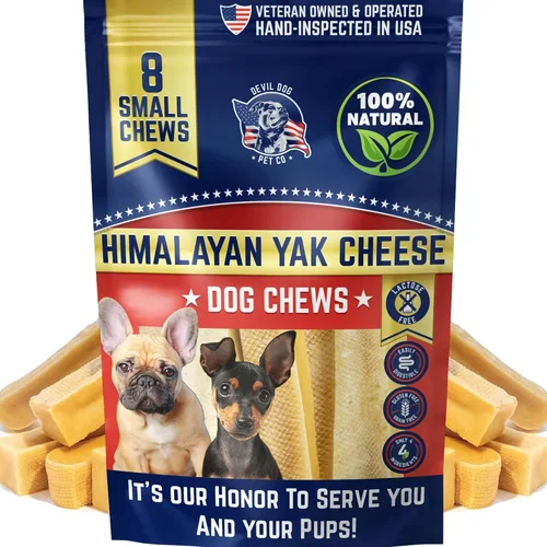 Vista 11 de Devil Dog Pet Co. Himalayan Yak Cheese - Masticables para perros, pequeños, paquete de 4, 100% naturales y saludables, sin lactosa, golosinas