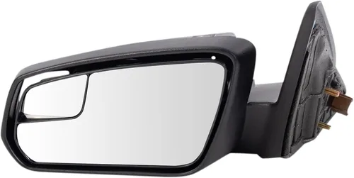 Vista 99 de TRQ Espejo plegable con calefacción eléctrica del lado del conductor con indicador de punto ciego pintura a juego negro liso compatible con Kia