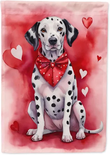 Vista 85 de Caroline's Treasures DAC5252GF Affenpinscher - Bandera de jardín con texto en inglés "My Valentine", bandera decorativa para patio exterior, patio