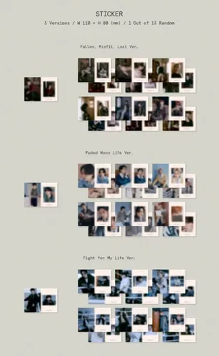 Vista 6 de SEVENTEEN - FML, décimo mini álbum, versión de fotolibro (cubierta B con álbum + beneficio de preorden)