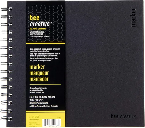 Vista 17 de Bee Paper - Diario de acuarela Bee Creative de 5.5" x 8