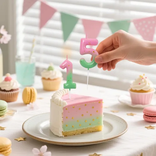 Vista 42 de Velas de número 9 arcoíris con número 3D para decoración de fiesta de pastel de cumpleaños, suministros de celebración de aniversario de boda