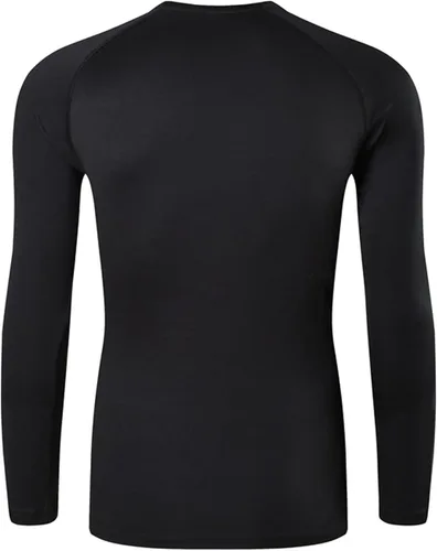Vista 3 de Youper Camisa de compresión térmica para niños y niñas, manga larga, forro polar, capa base, para fútbol, béisbol, fútbol
