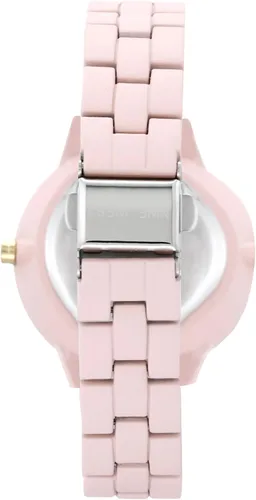 Vista 3 de Nine West Reloj de pulsera de goma para mujer, NW2782