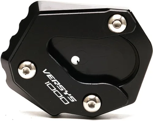 Vista 8 de YESKIT Aluminio CNC para Kawasaki VERSYS 1000 VERSYS1000 2015-2022 Soporte lateral de pie de motocicleta Placa de soporte de extensión (Color : gris)