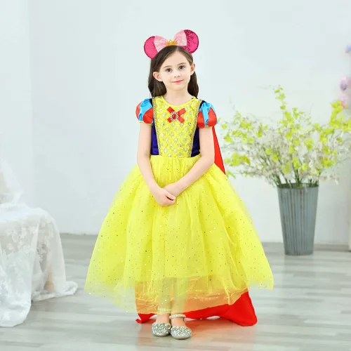 Vista 6 de Foeran Diademas de orejas de ratón, lazos brillantes, orejas de ratón con purpurina, decoración de princesa, disfraz de cosplay para niñas y mujeres