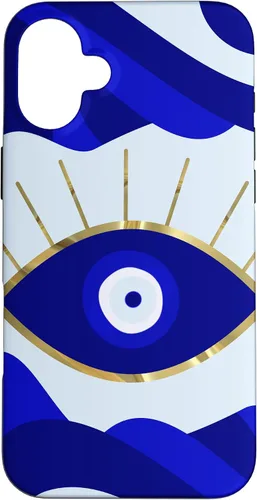 Vista 23 de Funda para iPhone 13 Pro Max Lava All Seeing Blue Evil Eye