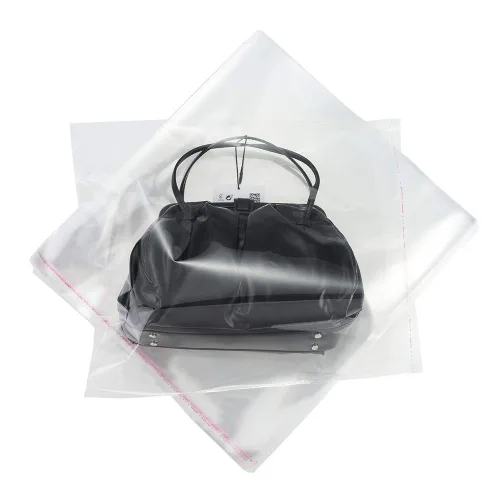 Vista 17 de Paquete de 400 bolsas de celofán transparente gruesas de 2" x 4", autosellantes, resellables, autoadhesivas, bolsas de polietileno de celofán de 1.6