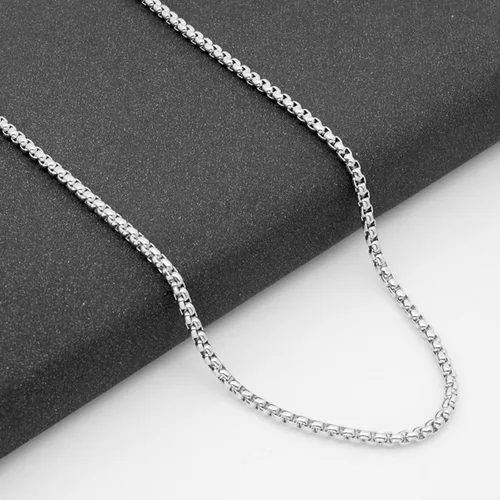 Vista 6 de choice of all Collar de cruz para hombre, collar con colgante de cruz negra y plateada, regalo de Navidad para hombres, hijo, nieto, esposo