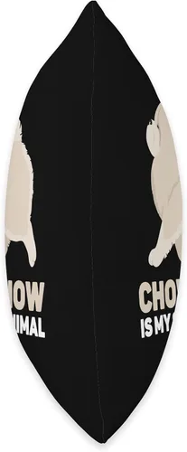Vista 2 de Cute Chow Chow Dog Lover Gift Chow is My Spirit - Almohada de animales, 16 x 16 pulgadas, multicolor