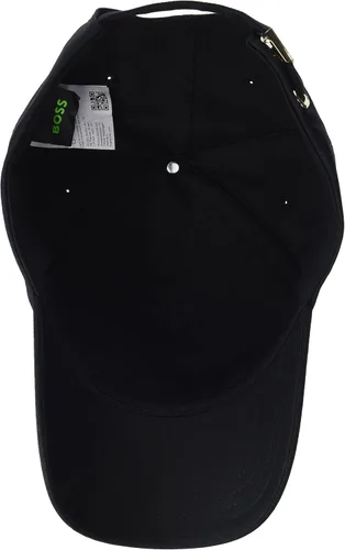 Vista 3 de BOSS Sombrero de sarga de algodón con logotipo curvado para hombre
