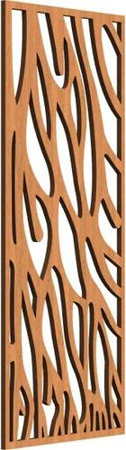 Vista 138 de 9 3/8"W x 24 3/8"H x 1/4"T Bristol Decorativos Paneles de Pared de Madera Calado, Cereza