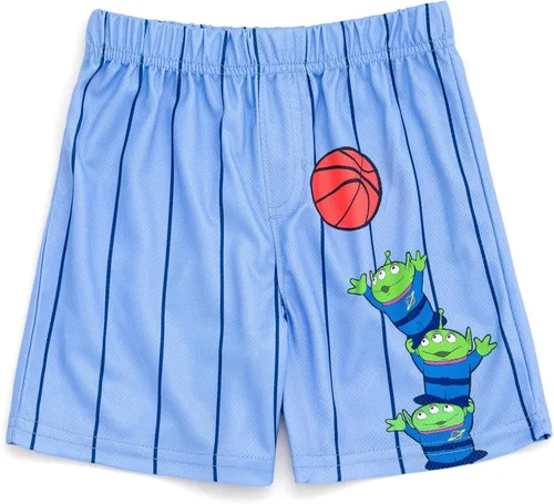 Vista 6 de Conjunto de playera y pantalones cortos de baloncesto para niños de Disney – Atuendo deportivo para niños pequeños y grandes (2T-10/12)