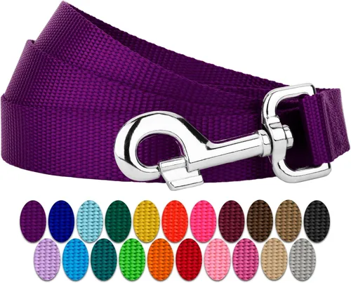 Vista 9 de Country Brook Petz - Correa para perro de nailon duradera de estilo tradicional de 1 pulgada con broche fácil de usar para razas pequeñas, medianas