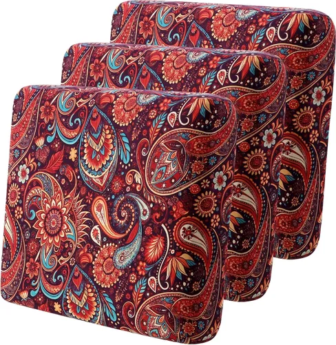 Vista 9 de YISUN - Funda de cojín de cuero PU para sofá, fundas de cojín elásticas impermeables para sofá, fundas de asiento de silla de RV de cuero sintético