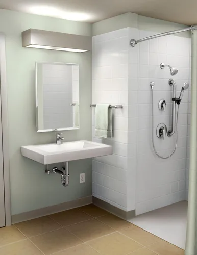 Vista 2 de Moen 9482 - Grifo de lavabo comercial con una manija, cromado
