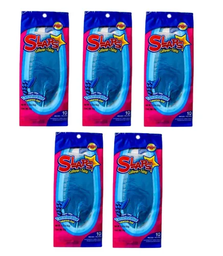 Vista 17 de Dulces Pigui - Paletas cachetada sabor tamarindo azul, dulce mexicano (10 paletas)