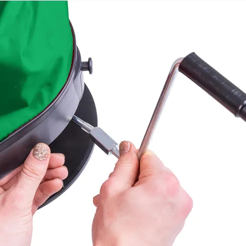 Vista 2 de EarthWay Esparcidor de semillas de bolsas de 25 libras, esparcidor de semillas de césped, esparcidor de mano, esparcidor de césped para césped