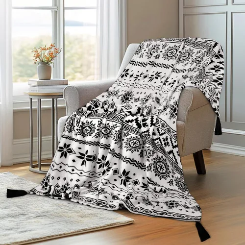 Vista 33 de MACEVIA Manta Decorativa de Forro Polar Sherpa para Sofá, Manta de Cebra 3D, Mullida, Gruesa, Cálida, Reversible, Acogedora, Cómoda, Súper Suave