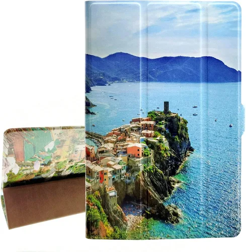 Vista 6 de Funda delgada compatible con Olax Magic Q8 8.0 pulgadas Tablet Case Flip Stand Cover GGQ