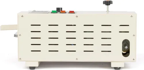 Vista 4 de U.S. Solid Sellador continuo de banda de bolsas Máquina de sellado de mesa, sellador automático de banda horizontal con control de temperatura