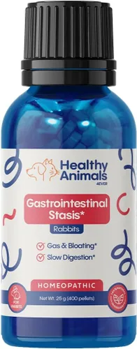 Vista 9 de HealthyAnimals4Ever - Tratamiento de estasis gastrointestinal para conejo, natural, 0.88 oz