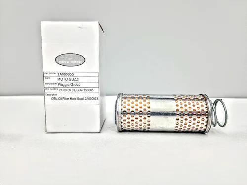 Vista 4 de Filtro de aceite Moto-Guzzi 2A000633 OEM: GU27153085, 2A000633