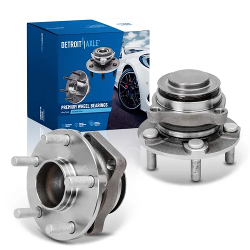 Vista 38 de Detroit Axle - Cojinete de rueda delantera y cojinete de rueda trasera para Honda Civic 1992-2000, Civic Del Sol 1993-1997, 4 lengüetas no ABS 1992