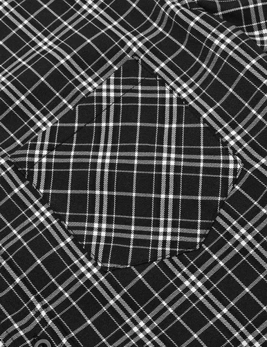 Vista 5 de COOFANDY Camisa de manga corta con botones para hombre, camisa a cuadros, ajuste regular, camisas con botones
